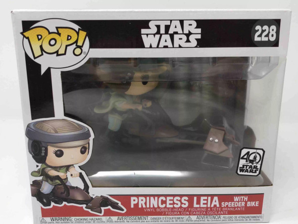 Funko POP! Star Wars Black Box Princess Leia with Speeder Bike #228 Vinyl Figure - (74364)