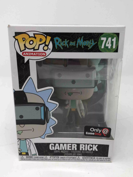 Funko POP! Animation Rick and Morty Gamer Rick #741 Vinyl Figure - (72371)