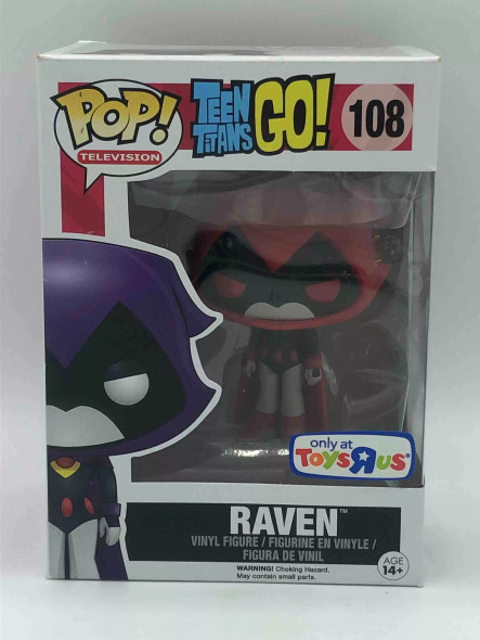 Funko POP! Television DC Teen Titans Go! Raven (Red) #108 Vinyl Figure - (79672)