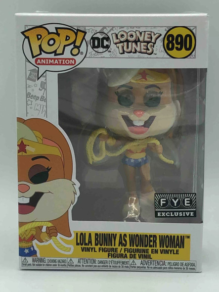 Funko POP! Animation Looney Tunes Lola Bunny as Wonder Woman #890 Vinyl Figure - (79914)