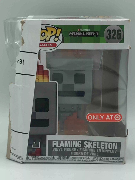 Funko POP! Games Minecraft Flaming Skeleton #326 Vinyl Figure - (79708)