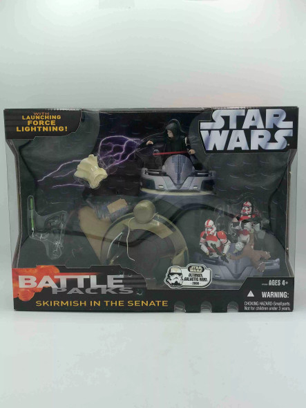 Star Wars Skirmish In The Senate (Yoda, Emperor Palpatine +2) - (81197)