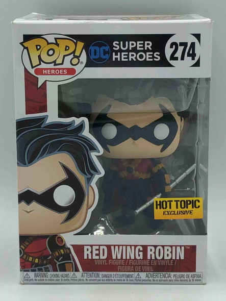 Funko POP! Heroes (DC Comics) DC Super Heroes Red Wing Robin #274 Vinyl Figure - (81231)