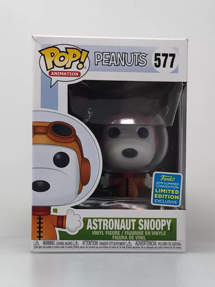 Funko POP! Animation Peanuts Astronaut Snoopy (Orange) #577 Vinyl Figure - (85790)