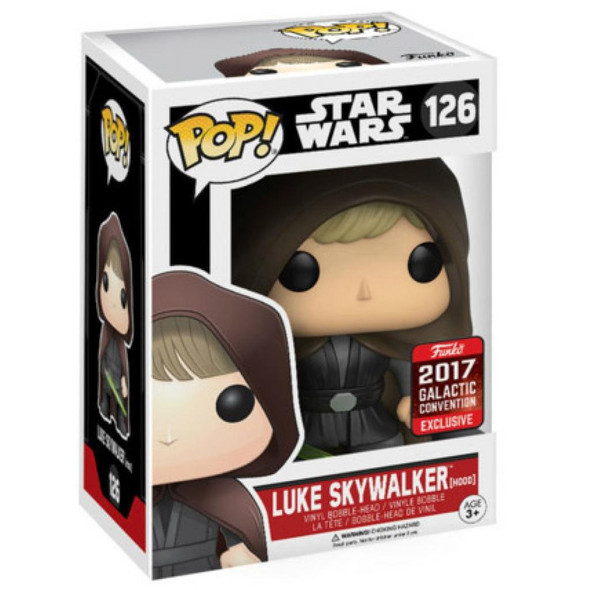 Funko POP! Star Wars Black Box Luke Skywalker Hood #126 GameStop Exclusive