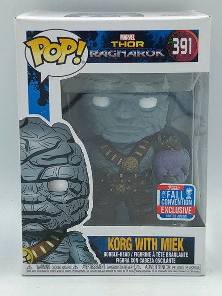 Funko POP! Marvel Thor: Ragnarok Korg Holding Miek #391 Vinyl Figure - (46624)