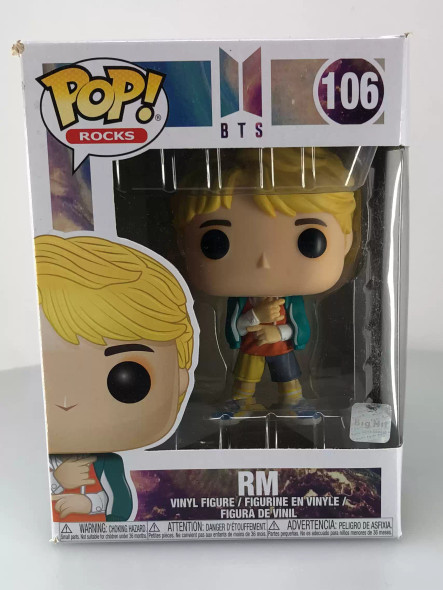 Funko POP! Rocks BTS RM #106 Vinyl Figure - (91378)