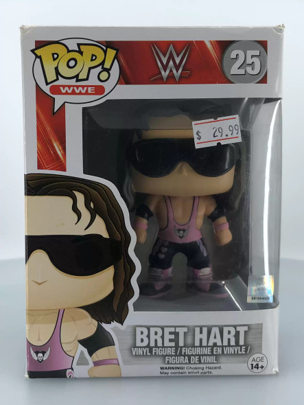 Funko POP! WWE Bret Hart #25 Vinyl Figure - (92543)