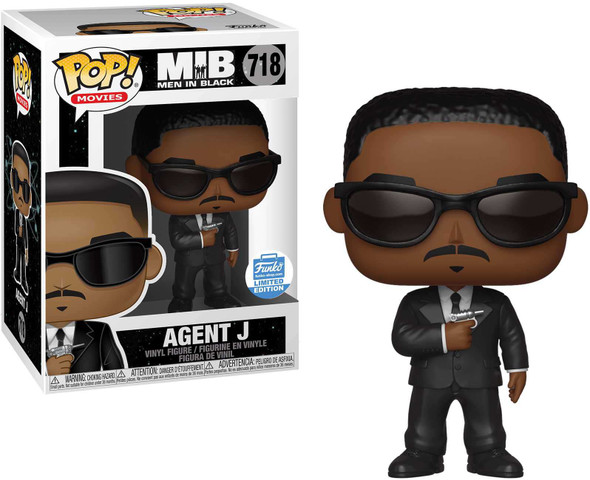 Funko POP! Movies Men in Black Agent J #718 Popcultcha Exclusive Vinyl Figure