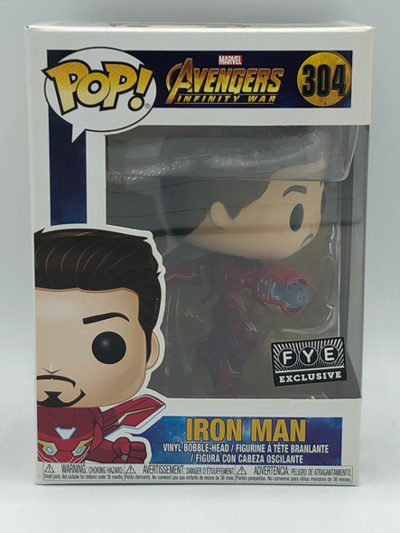 Funko POP! Marvel Avengers: Infinity War Iron Man (Unmasked) #304 Vinyl Figure - (45529)