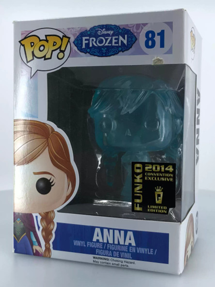 Funko POP! Disney Frozen Anna (Translucent) #81 Vinyl Figure - (95771)