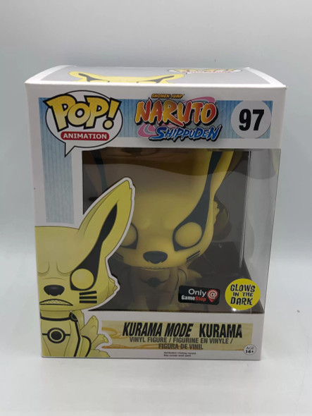 Funko POP! Animation Anime Naruto Shippuden Kurama (Glow) #97 Vinyl Figure - (97409)