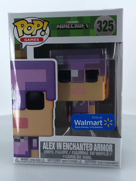 Funko POP! Games Minecraft Alex in Enchanted Armor #325 Vinyl Figure - (94714)