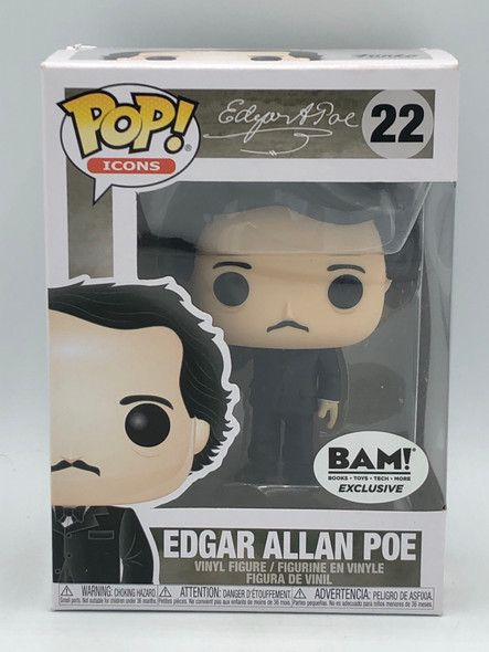 Funko POP! Icons Edgar Allan Poe #22 Vinyl Figure - (43590)