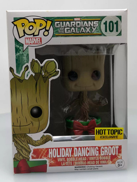 Funko POP! Marvel Guardians of the Galaxy Groot (Holiday) (Metallic) #101 - (99197)