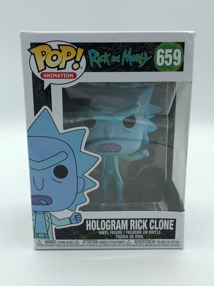 Funko POP! Animation Rick and Morty Hologram Rick Clone #659 Vinyl Figure - (48045)
