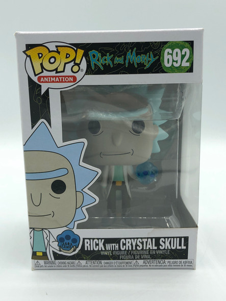 Funko POP! Animation Rick and Morty Rick with Crystal Skull #692 Vinyl Figure - (48041)