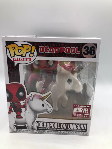 Funko POP! Marvel Deadpool Riding a Unicorn #36 Vinyl Figure - (99541)