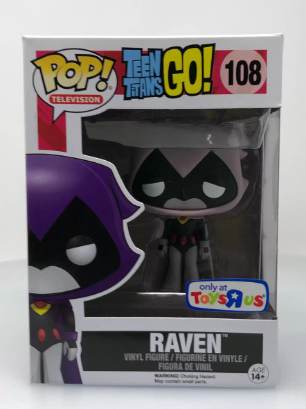 Funko POP! Television DC Teen Titans Go! Raven (Grey) #108 Vinyl Figure - (101030)