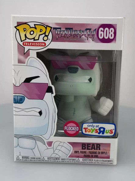 Funko POP! Television DC Teen Titans Go! Cee-Lo Bear (Flocked) #608 Vinyl Figure - (102124)