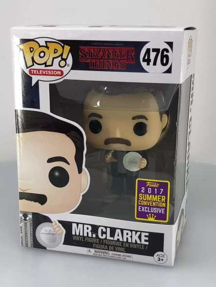 Funko POP! Television Stranger Things Mr. Clarke (SDCC) #476 Vinyl Figure - (104379)