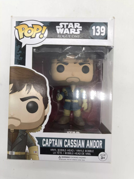 Funko POP! Star Wars Rogue One Captain Cassian Andor #139 Vinyl Figure - (48984)