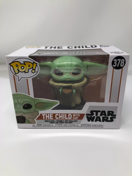 Funko POP! Star Wars The Mandalorian The Child with Cup #378 Vinyl Figure - (107192)