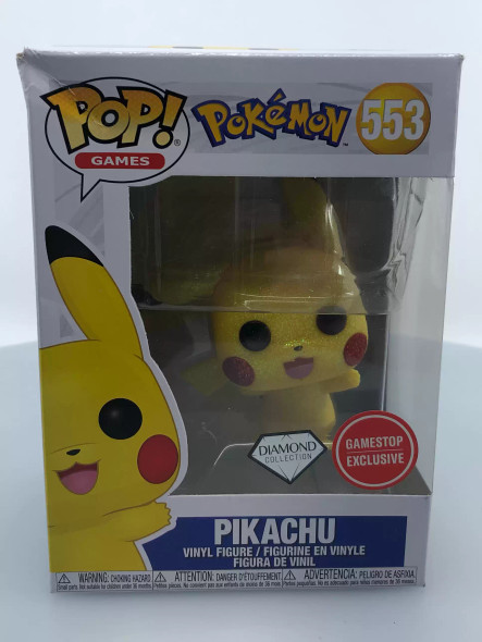 Funko POP! Games Pokemon Pikachu (Diamond Collection) (Glitter) #553 - (107211)