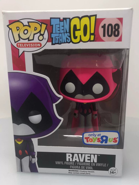 Funko POP! Television DC Teen Titans Go! Raven (Pink) #108 Vinyl Figure - (105850)