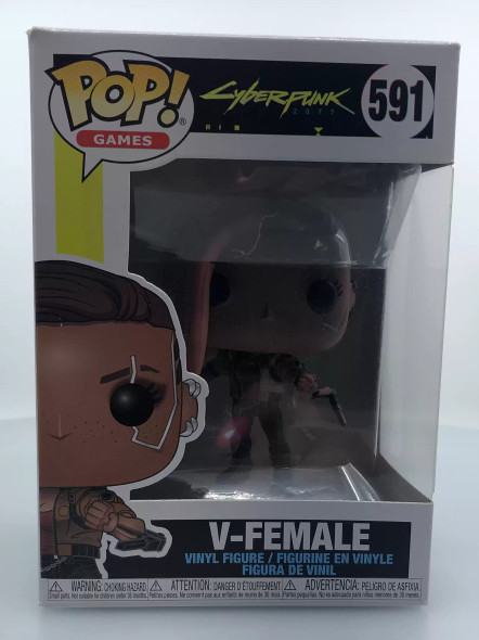 Funko POP! Games Cyberpunk 2077 V-Female #591 Vinyl Figure - (105754)