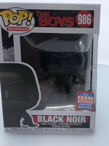 Funko POP! Television The Boys Black Noir #986 Vinyl Figure - (107786)