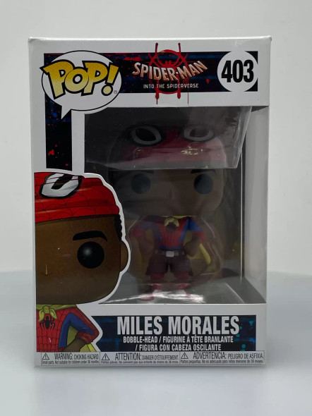 Funko POP! Marvel Spider-Man Into the Spiderverse Miles Morales (Cape) #403 - (107673)