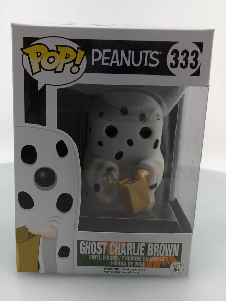 Funko POP! Animation Peanuts Charlie Brown Ghost #333 Vinyl Figure - (108970)