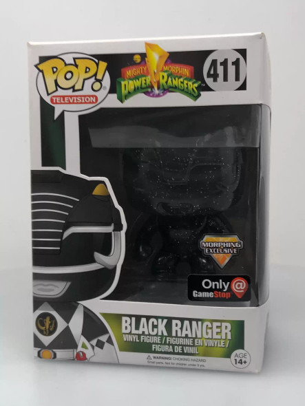 Funko POP! Television Power Rangers Black Ranger (Teleporting) #411 Vinyl Figure - (108224)