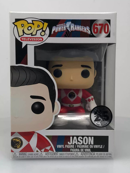 Funko POP! Television Power Rangers Jason Red Ranger (without helmet) #670 - (108232)