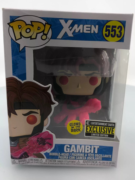 Funko POP! Marvel X-Men Gambit with Cards (Translucent) #553 Vinyl Figure - (109109)