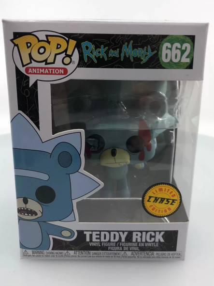 Funko POP! Animation Rick and Morty Teddy Rick (Chase) #662 Vinyl Figure - (109154)