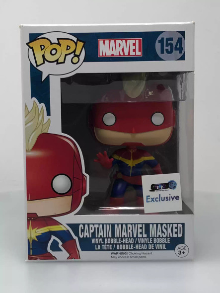 Funko POP! Captain Marvel (Masked) #154 Vinyl Figure - (109895)