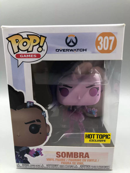 Funko POP! Games Overwatch Sombra (Translucent) #307 Vinyl Figure - (110448)