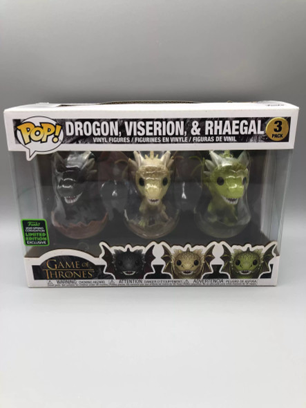 Funko POP! Television Game of Thrones Drogon, Viserion, & Rhaegal Vinyl Figure - (111209)