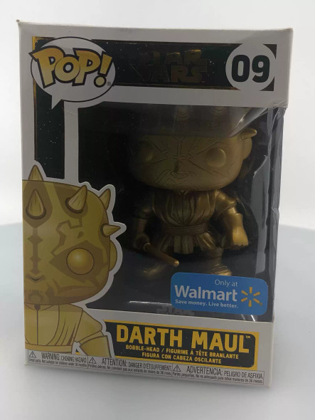 Funko POP! Star Wars Gold Set Darth Maul (Gold) #9 Vinyl Figure - (111070)