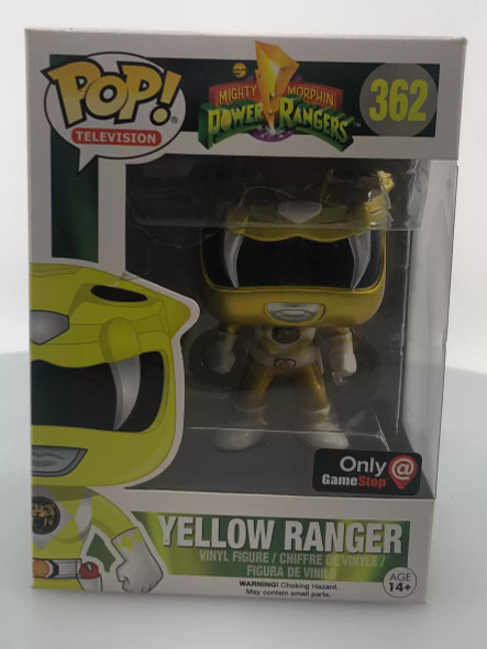 Funko POP! Television Power Rangers Yellow Ranger (Metallic) #362 Vinyl Figure - (111009)