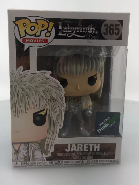 Funko POP! Movies Labyrinth Jareth (Grey Outfit) (Glitter) #365 Vinyl Figure - (111022)