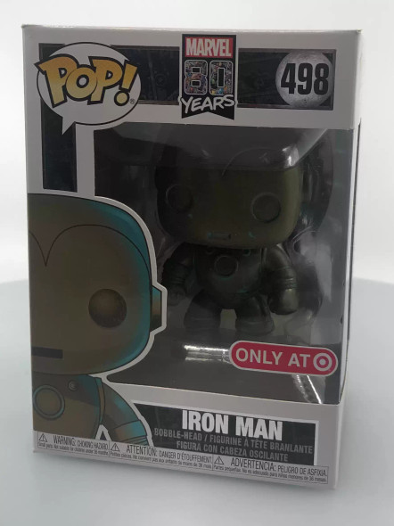 Funko POP! Marvel 80 Years Iron Man (Patina) #498 Vinyl Figure - (110651)