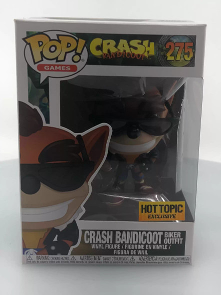 Funko POP! Games Crash Bandicoot in Biker Outfit #275 Vinyl Figure - (110763)