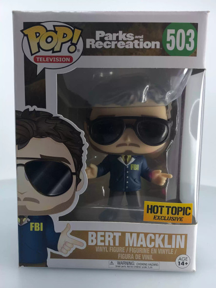 Funko POP! Television Parks and Recreation Andy Dwyer (as Bert Macklin) #503 - (104820)