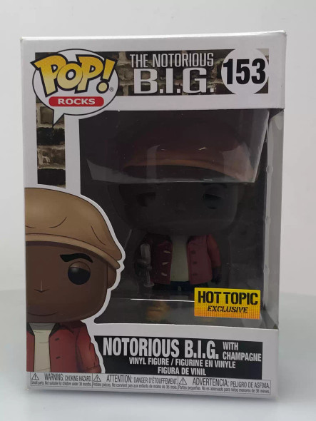 Funko POP! Rocks Notorious B.I.G with Champagne #153 Vinyl Figure - (110913)