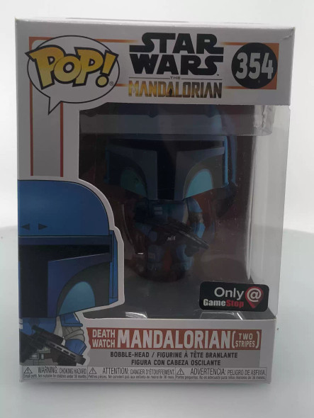 Funko POP! Star Wars The Mandalorian Death Watch Mandalorian (Two Stripes) #354 - (110647)