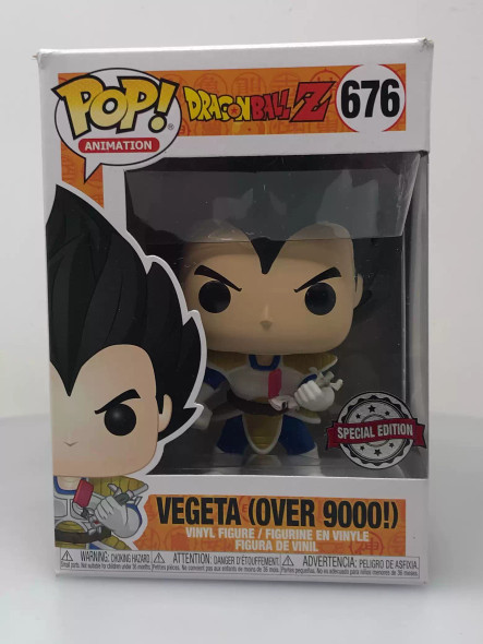 Funko POP! Animation Anime Dragon Ball Z (DBZ) Vegeta Over 9000! #676 - (110325)