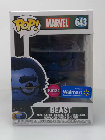 Funko POP! Marvel X-Men Movies Beast (Flocked) #643 Vinyl Figure - (110313)